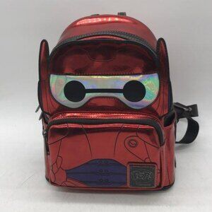 Rare Loungefly Disney Baymax Battle Mode Mini Backpack • Big Hero Six • D23